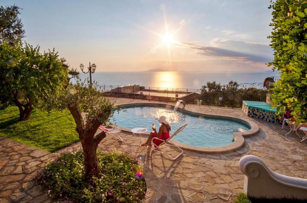 Villa Marika - Private Heated Pool Massa Lubrense Exterior foto