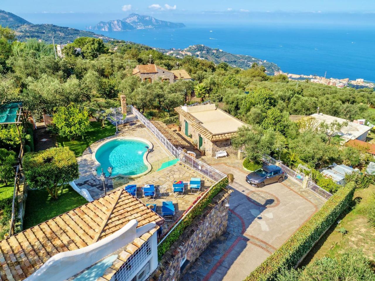 Villa Marika - Private Heated Pool Massa Lubrense Exterior foto